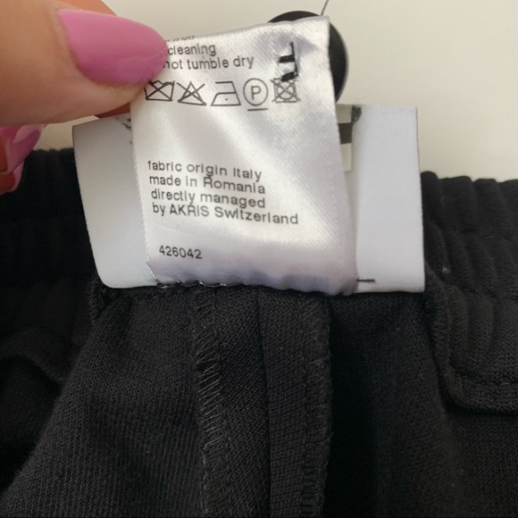 Akris Punto Marla Wide Leg Stripe Trouser Pants 10 - Picture 11 of 11